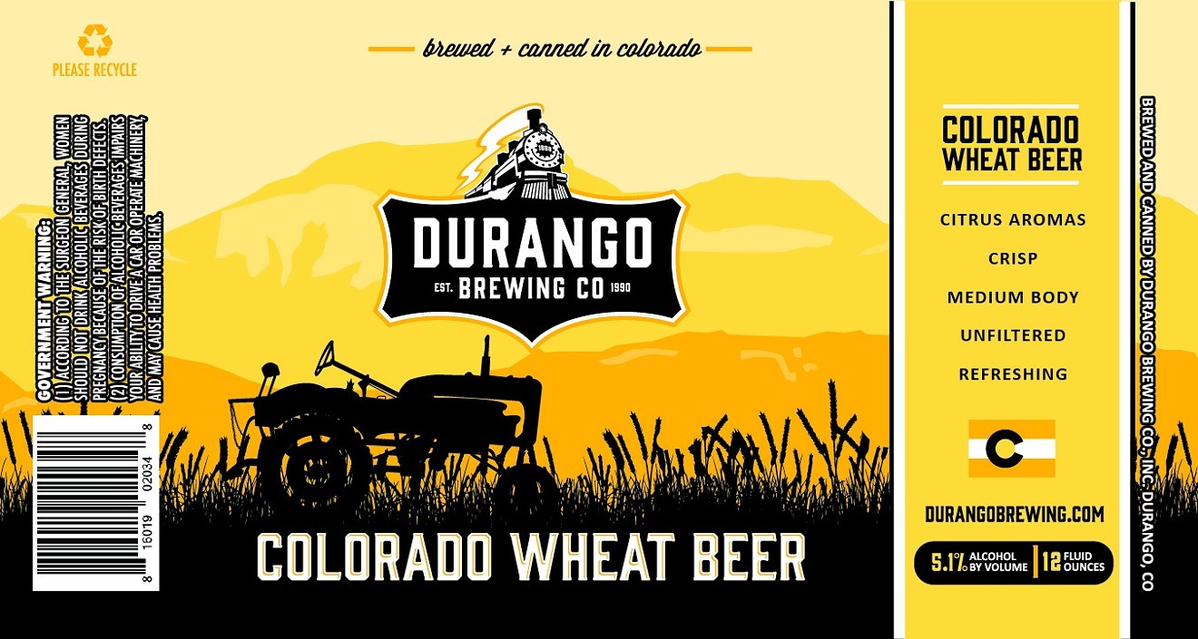 One of Durango Brewing's new labels.