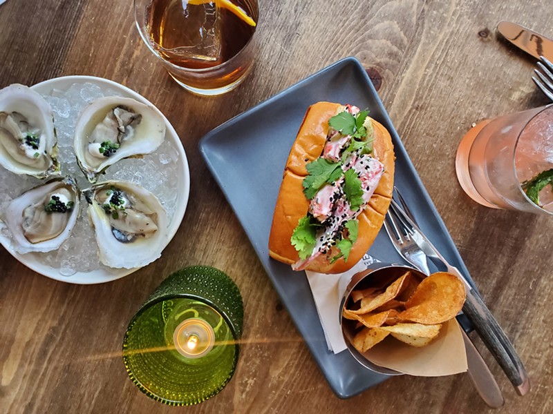 The lobster roll at the Kitchen, one of our 100 favorite restaurants for 2022.