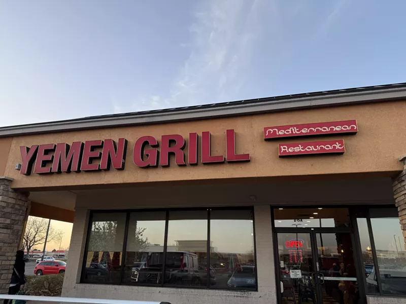 Image: outside of yemen grill