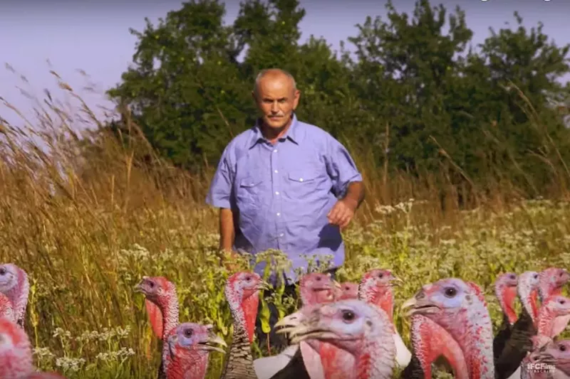 Image: Poultry farmer Frank Reese raises heritage breeds on his small Kansas farm.