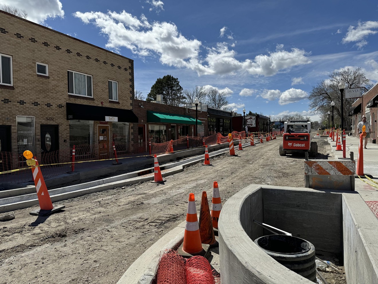Edgewater's 25th Avenue project is expected to be completed by the end of May.
