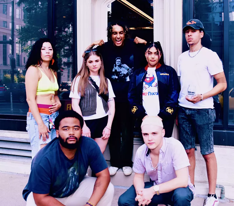 Image: Ego n friends at the Westword office on August 1