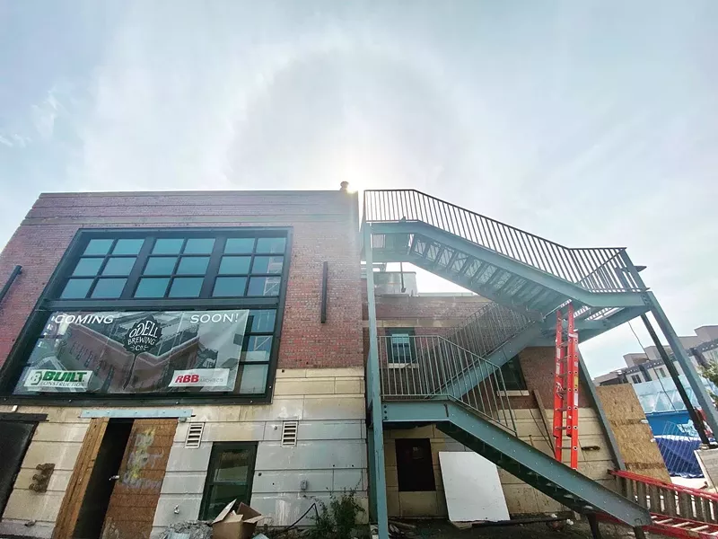 Image: Odell Brewing's new taproom takes shape near Sloan's Lake.