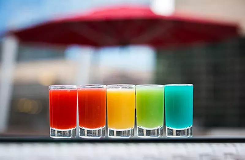 Image: The ART Hotel is offering Pride-themed drinks all weekend.