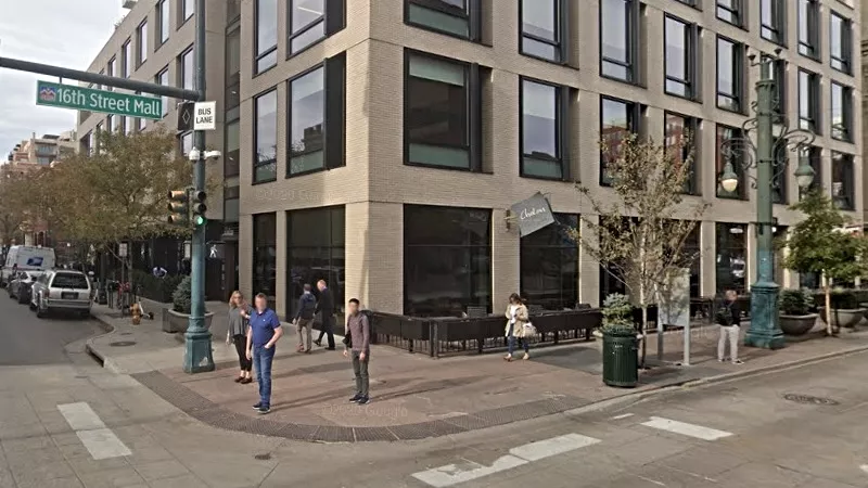 Image: The corner of 16th and Blake, near where a shooting was reported early on July 19.