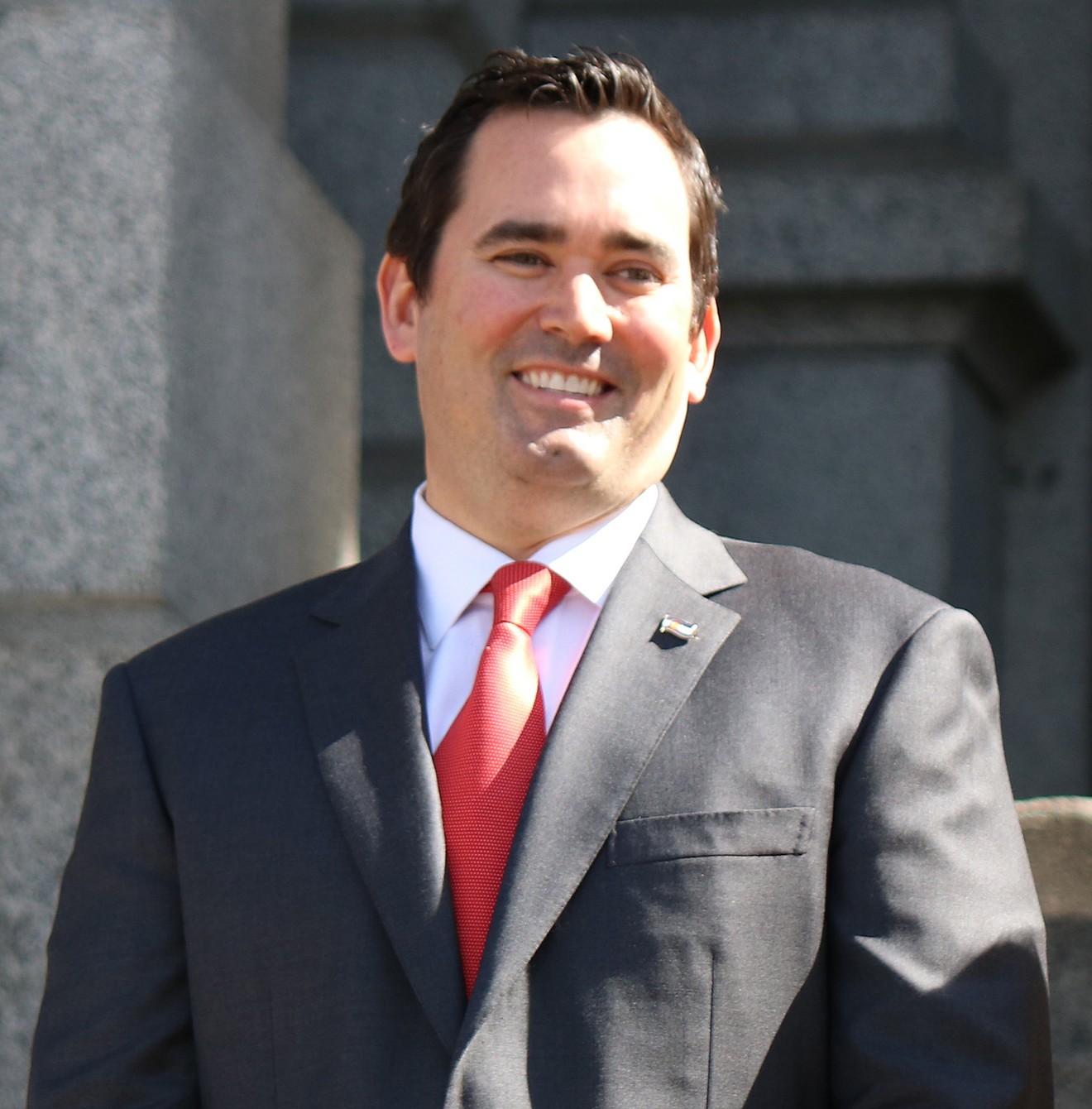 Walker Stapleton, pictured here with his Invisible Friend Running Mate.