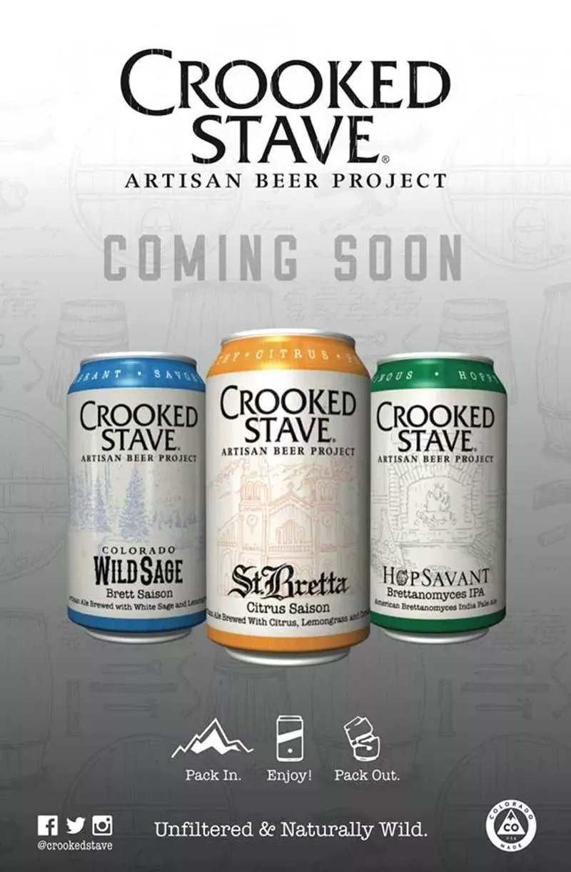 Image: Crooked Stave will sell three of its Brettanomyces beers in cans this summer.
