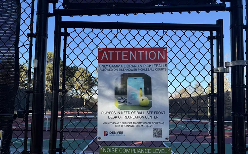 Image: Eisenhower Pickleball Courts Back Open...With Special Balls