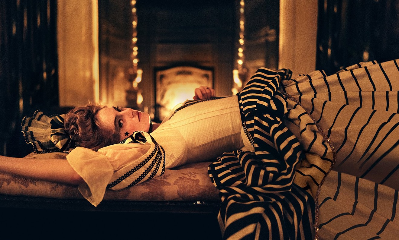Academy Award winner Emma Stone plays the impoverished,  fallen-from-grace Abigail, the daughter of a onetime nobleman who lost her in a card game, in Yorgos Lanthimos’s The Favourite.