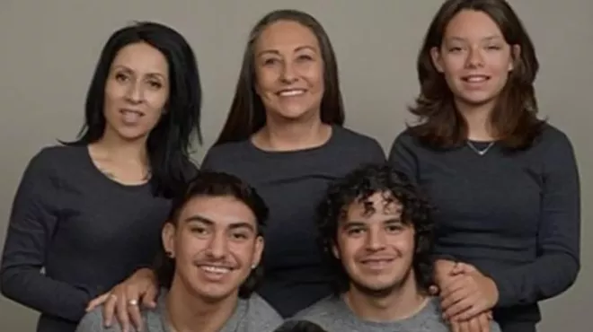 woman with children and grandchildren