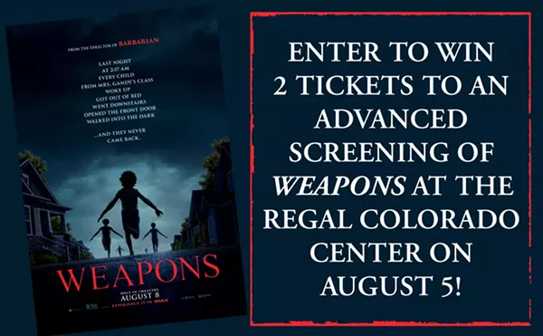 Image: Enter to Win 2 Tickets to an Advanced Screening of WEAPONS at the Regal Colorado Center on August 5!
