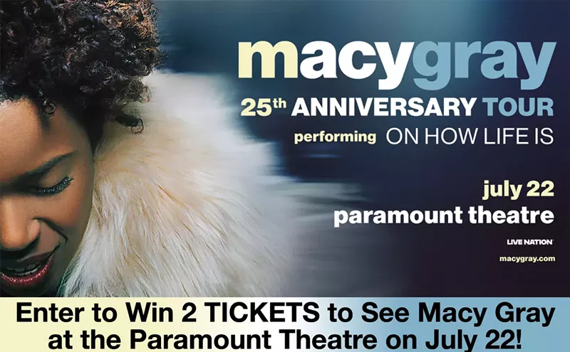 Image: Enter to Win 2 Tickets to See Macy Gray at the Paramount Theatre on July 22!