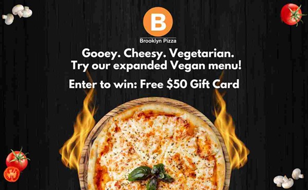 Enter to win a  $50 Gift Card to Brooklyn Pizza!