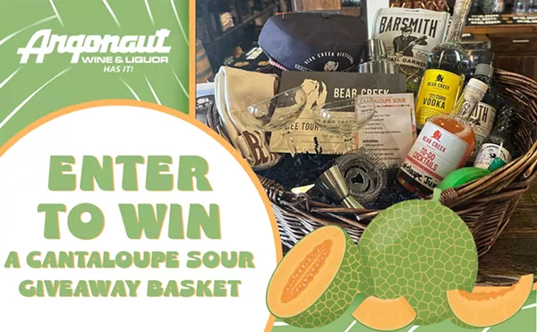 Image: Enter to Win a Bear Creek Distillery Cantaloupe Sour Cocktail Basket!