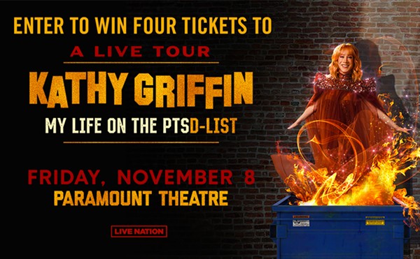 Enter to win four tickets to Kathy Griffin at the Paramount Theatre on Friday, November 8!