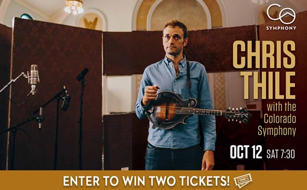 Enter to win two tickets to experience Chris Thile with the Colorado Symphony October 12 at Boettcher Concert Hall!