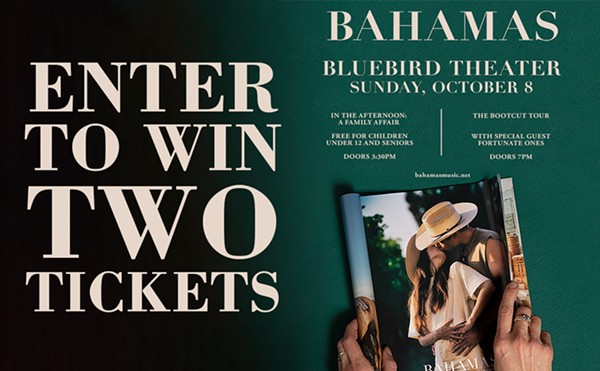 Enter to win two tickets to the Bahamas at the Bluebird Theater on October 8!