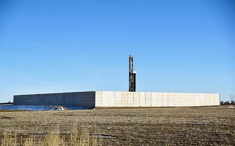 Image: An oil and gas site in Broomfield, the site of several fracking wars.