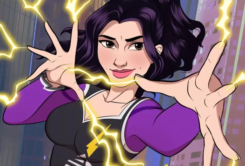 Image: Epilectra turns her disability into a super-ability.