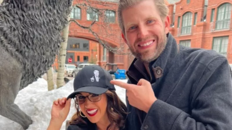 Image: Eric Trump and Lauren Boebert