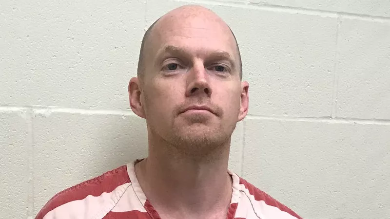 Image: Erik Jensen at the Douglas County Justice Center on May 23.