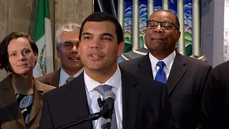 Image: Erik Soliván was introduced as the executive director of the Office of HOPE on January 9.