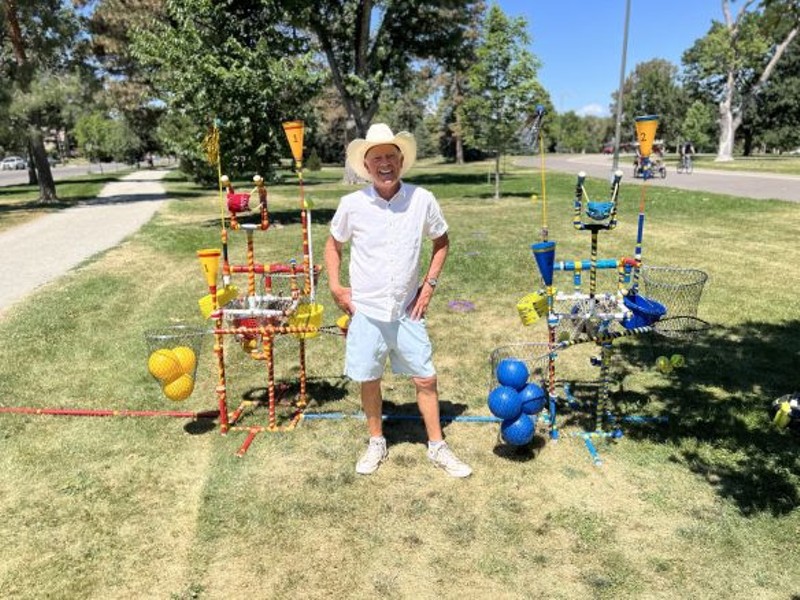 Ready for fun? Find Dale Clark in Washington Park.