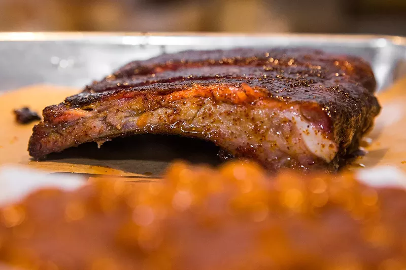 Image: GQue BBQ's championship ribs and other smokehouse meats are now available in Lone Tree.