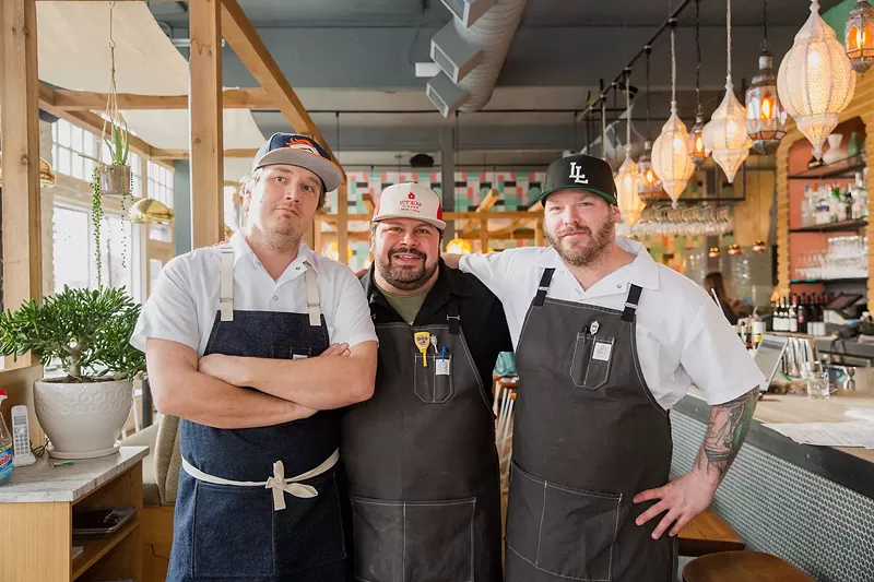 Image: Executive chef Daniel Asher (center), chef de cuisine Chris MacGillivray (left) and sous-chef Jeffrey Weston unveiled Ash'Kara.