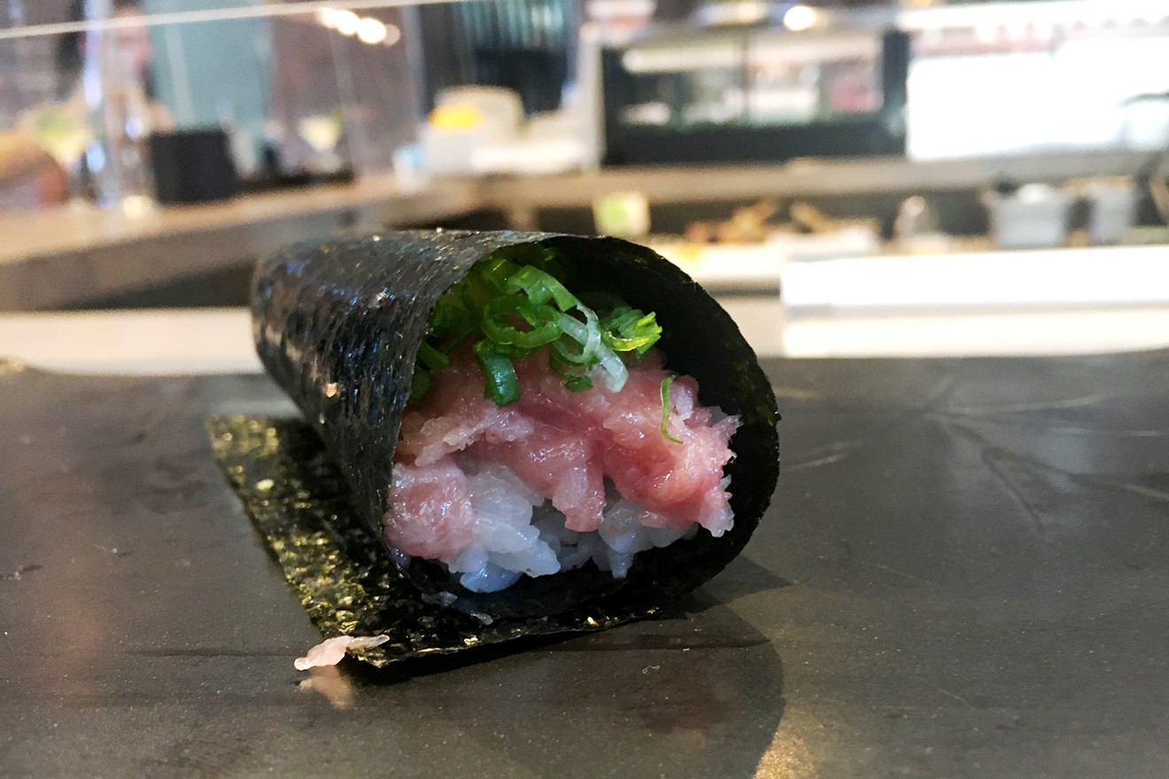 Hand rolls are the specialty at Temaki Den.