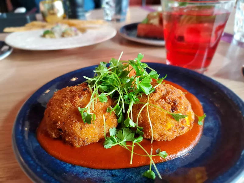 Image: Potato croquettas at Three Saints Revival.