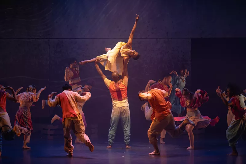 Image: dancers on stage