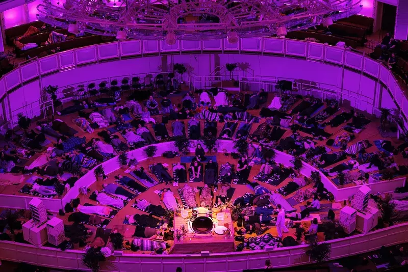 Image: "I believe in the ability of this experience to move into much larger spaces while remaining explicit that it is intended to create a space for healing," says creator and performer Davin Youngs.