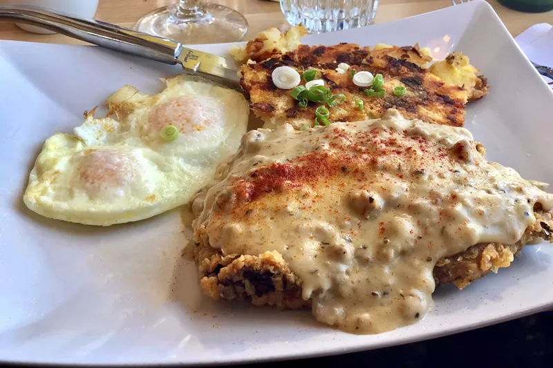 Image: The Perfect Landing makes big breakfasts.