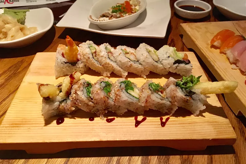 Image: The rolls at sushi katsu are typically tidy and appetizing.