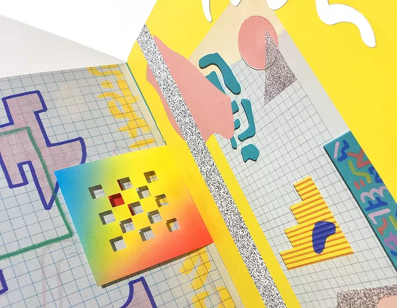 Image: Detail from a new zine, on sale beginning March 24, at the Extra Vitamins Magical Mystery Pop-Up.
