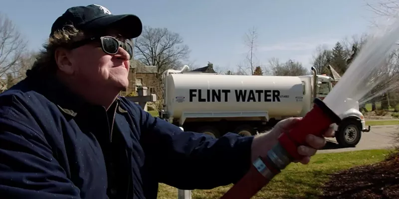 Image: Documentary filmmaker Michael Moore revisits the water crisis in Flint, Michigan, Donald Trump and the 2016 election in Fahrenheit 11/9, but it feels more like a self-congratulatory followup to several of his films.