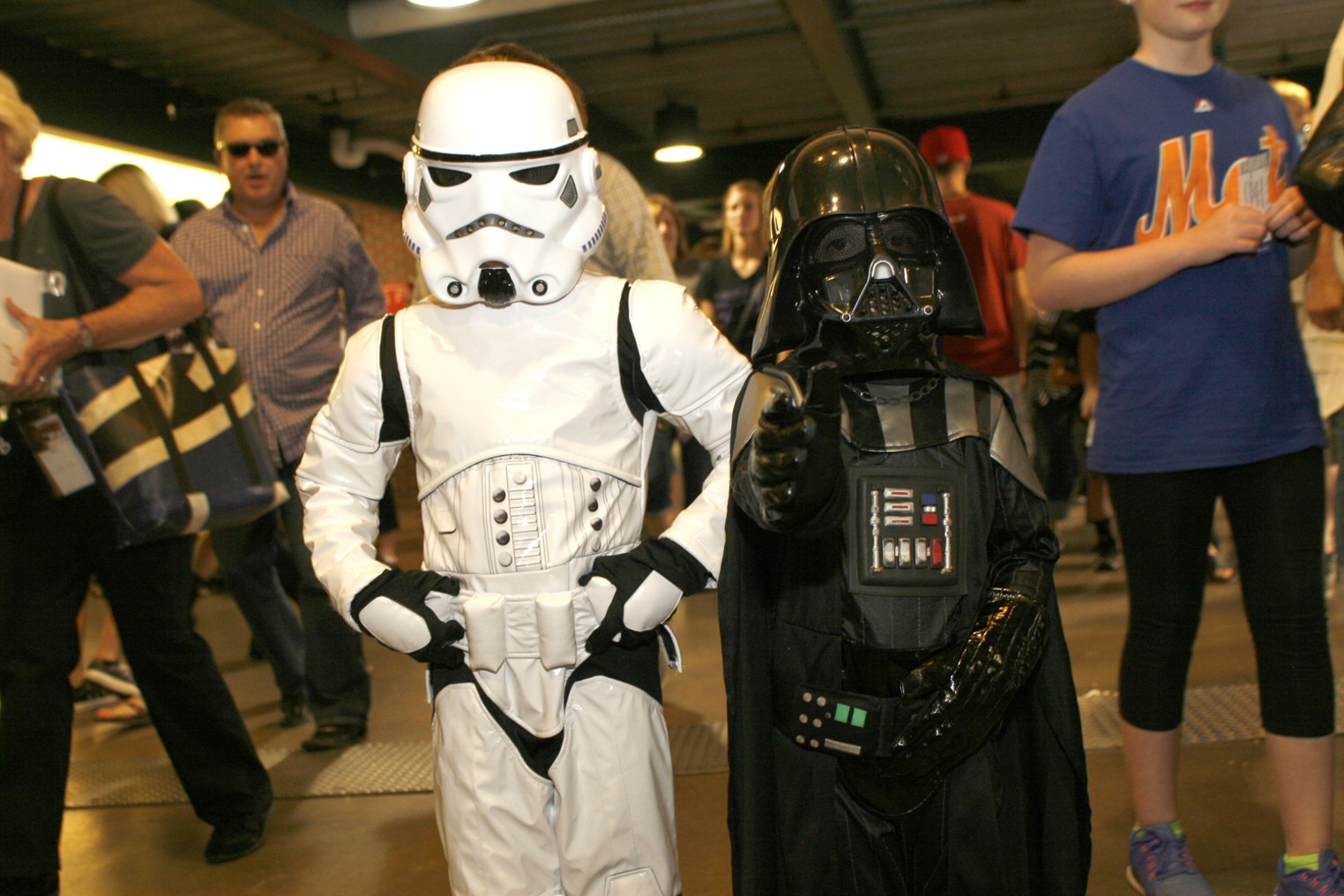 Fans Raise Their Lightsabers for Star Wars Night at Coors Field