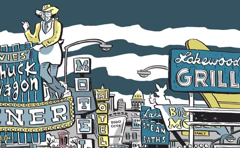 Image: 'Fax Check! Drawing From History, This Cartoonist Travels the Old Golden Road
