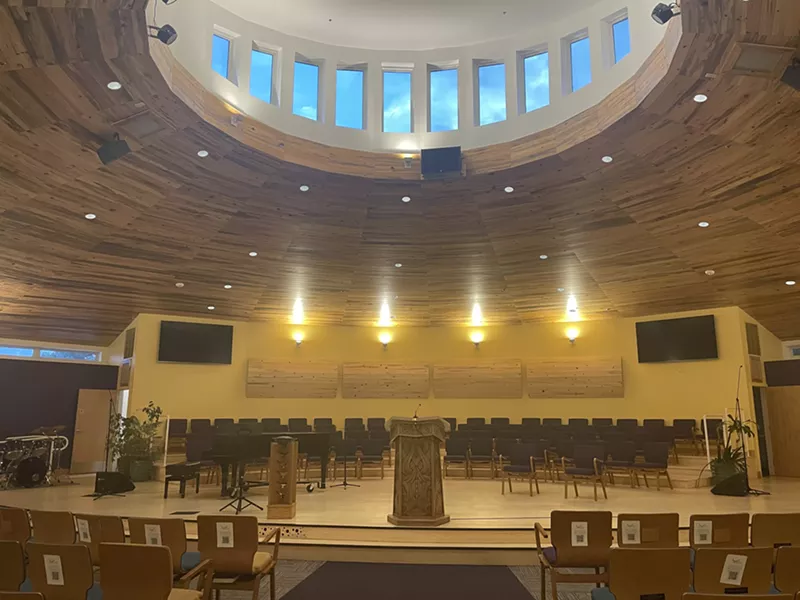 Image: The sanctuary helps keep the church community connected to nature.