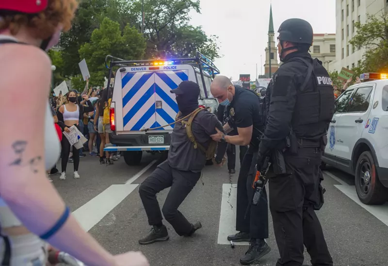 Image: Denver's protests began on May 28.
