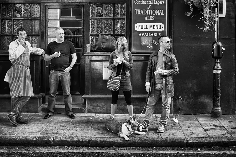 Image: “Lunch in the Borough,” by Armando Martinez.