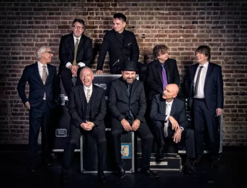 Image: King Crimson brings its fiftieth-anniversary tour to the Paramount Theatre on Sunday, September 8.