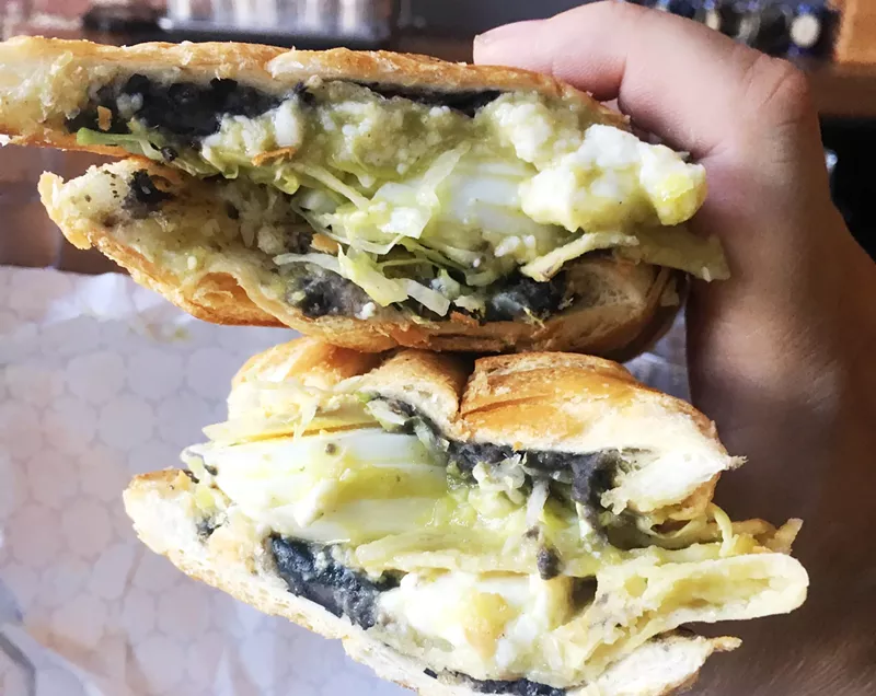 Image: Guajolote means turkey in Spanish, so why does this guajolote sandwich have no turkey?