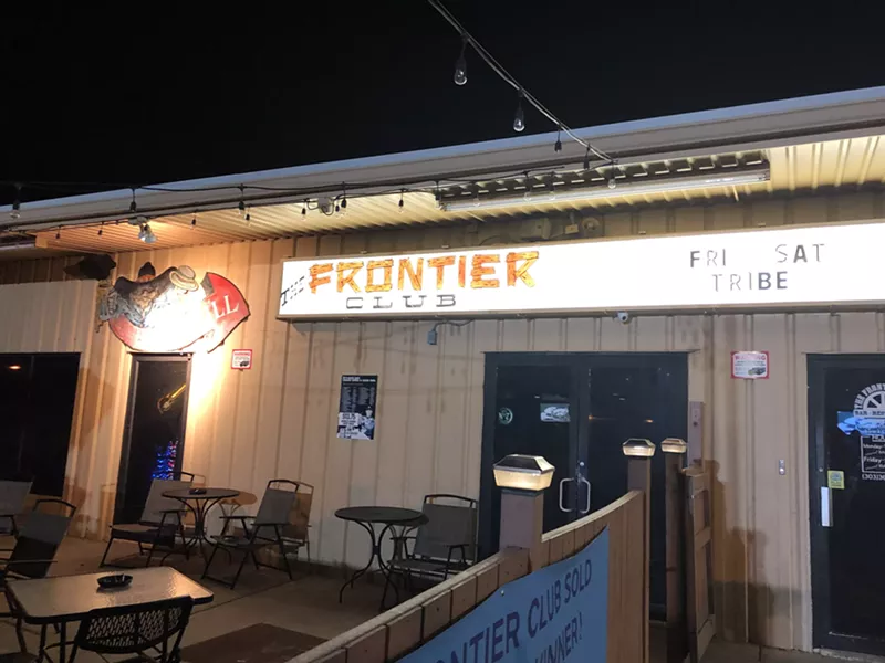Image: The Frontier Club is way out east on East Colfax Avenue in Aurora.