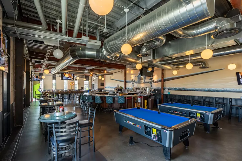 Image: There's a more adult-focused vibe upstairs.