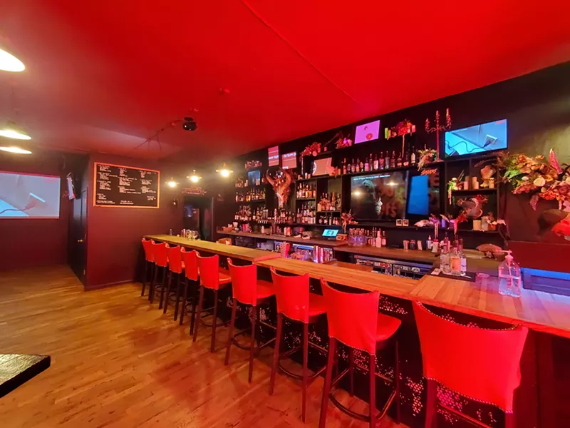Image: The front bar of Slashers will be first come, first served, while reservations will be available for screenings in the back room.