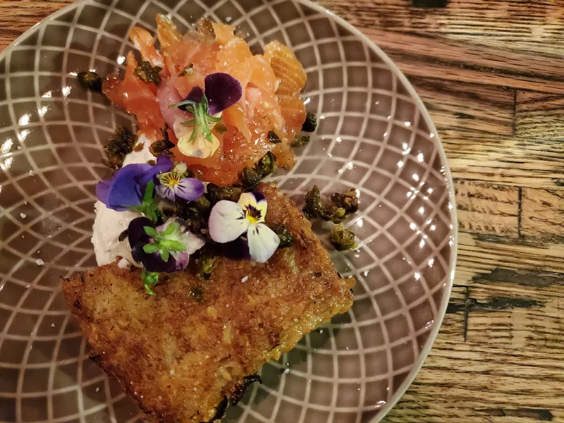 Image: The rutabaga latke from Molotov Kitschen.