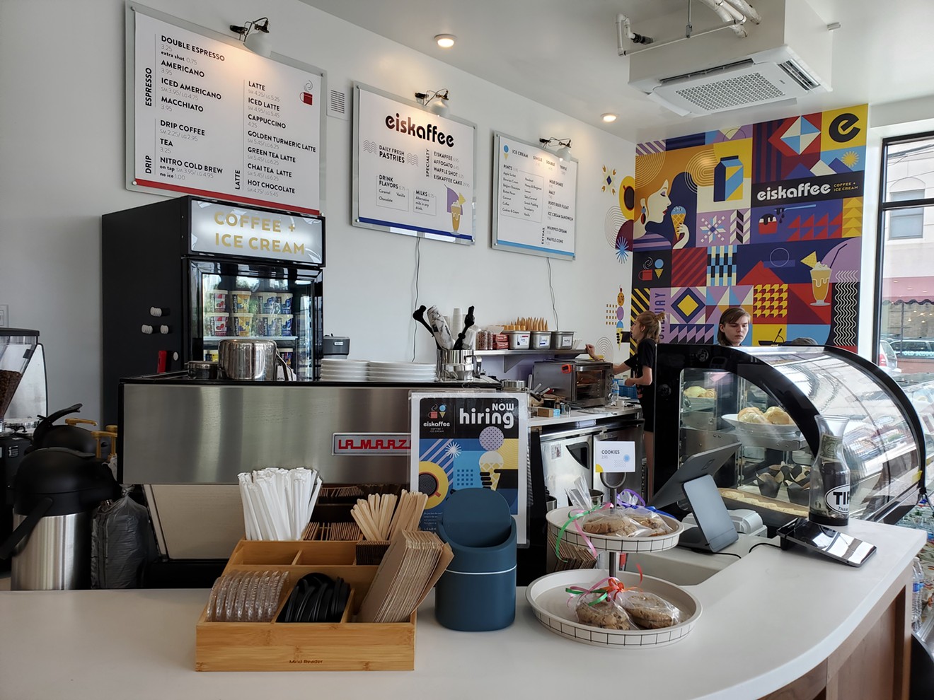 Eiskaffee is now open inside the 11th Ave Hostel.