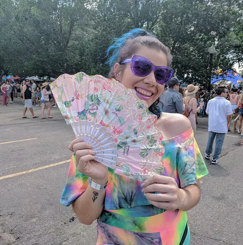 Image: Preschool teacher Joselyn Gomez at the Westword Music Showcase.